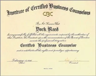 Dock Reed — Certified Business Counselor
